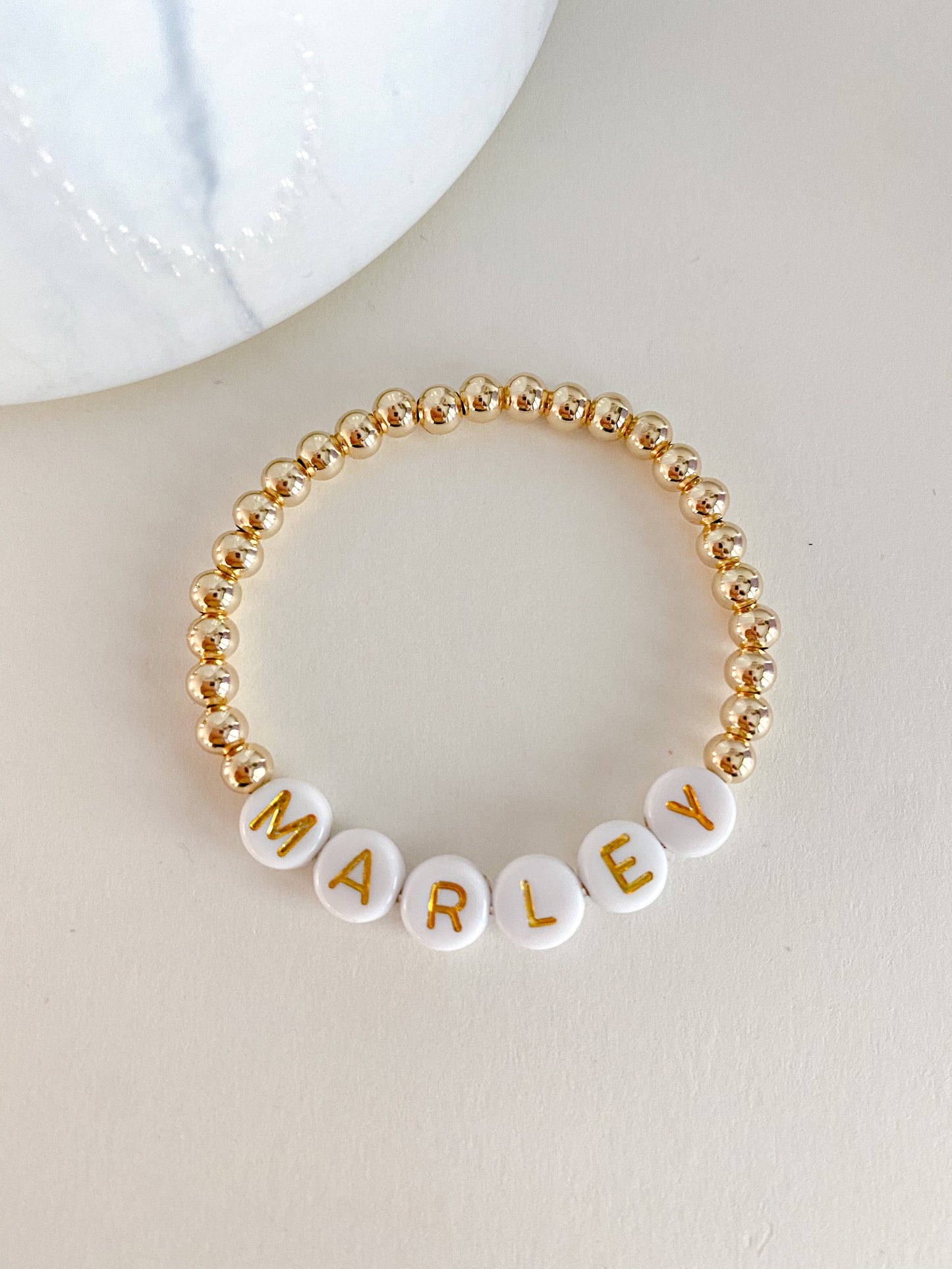 the original 4mm name stacker bracelet