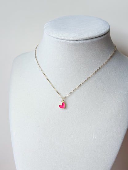 tiny heart necklace