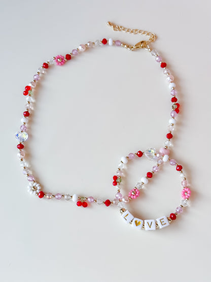 I'm cherries about you necklace