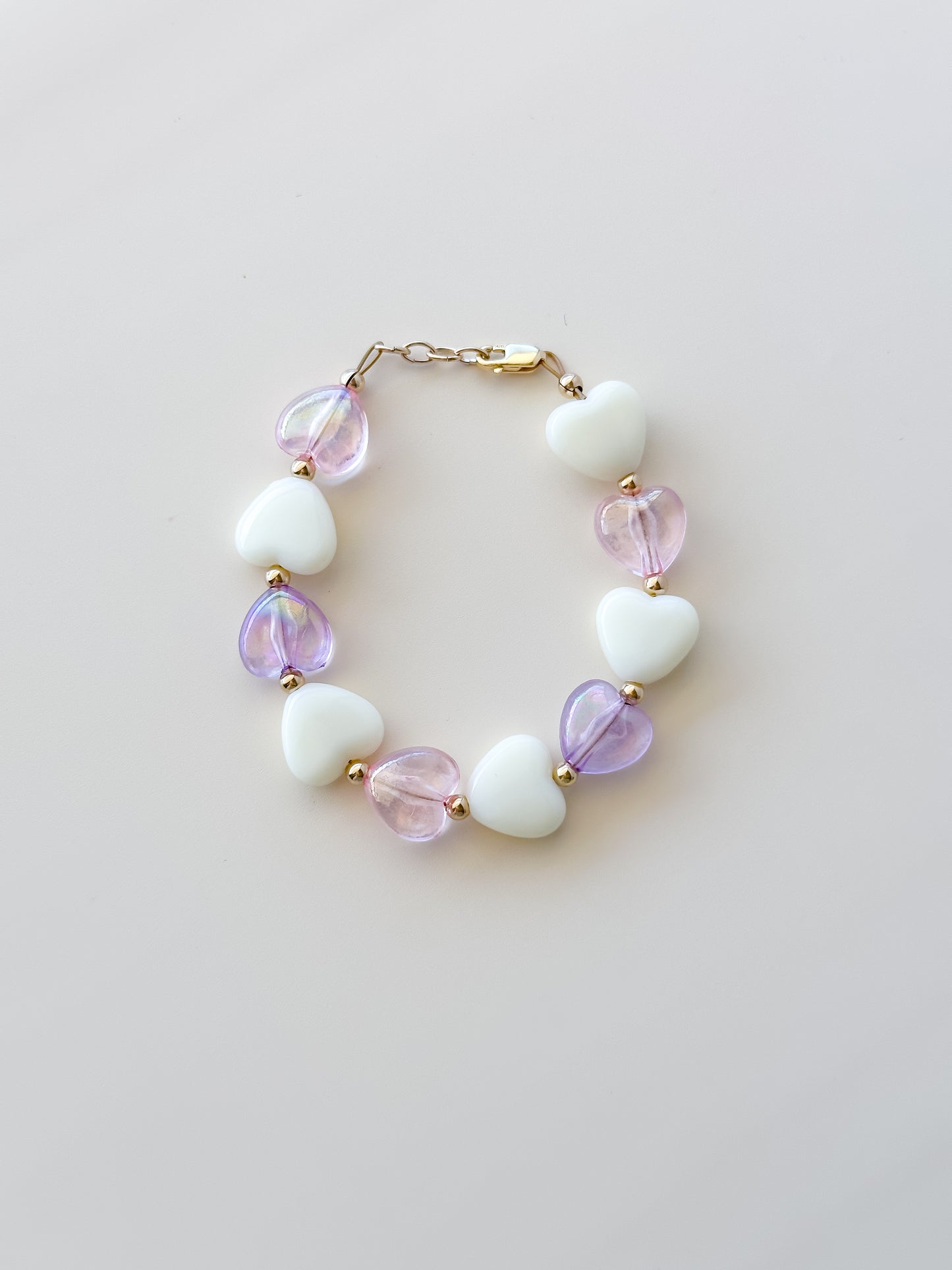 sugar plum heart bracelet