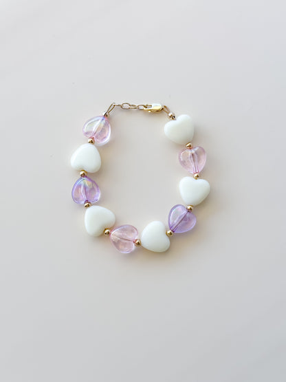 sugar plum heart bracelet