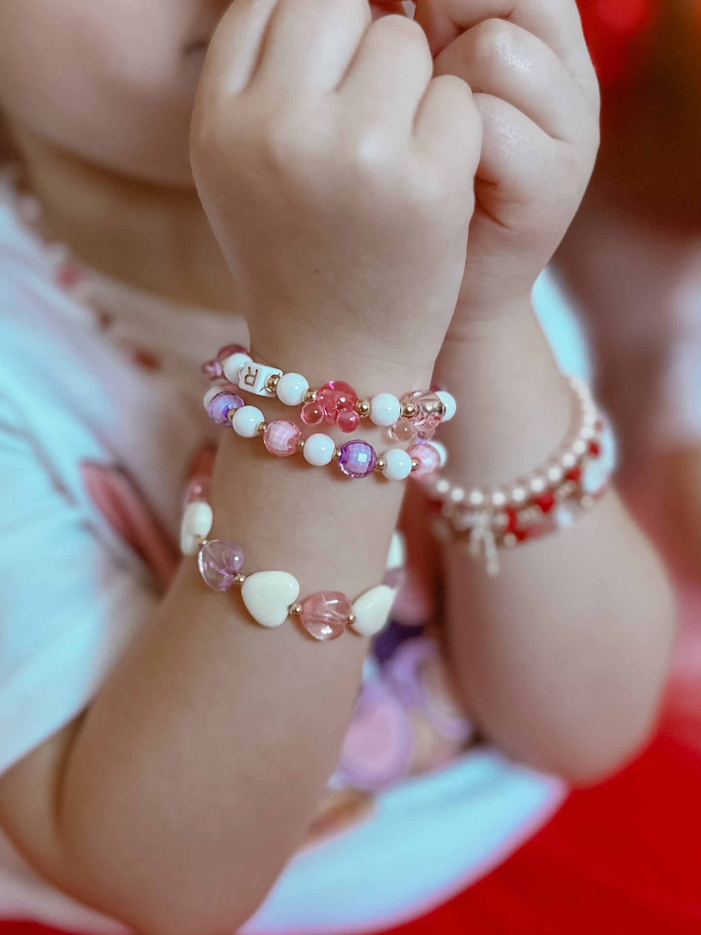 sugar plum heart bracelet