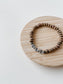 rondelle wood name bracelet