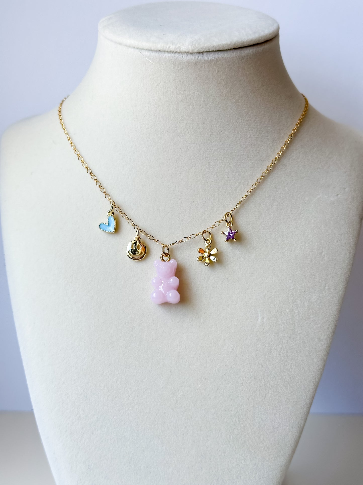 gummy bear charm necklace