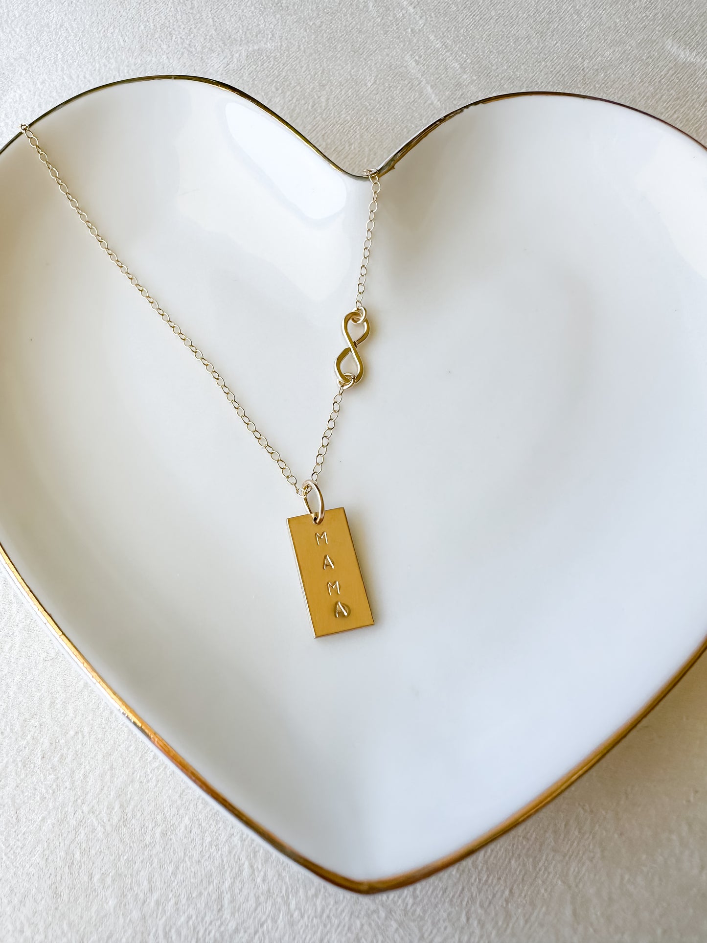 mama tag necklace