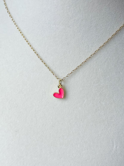 tiny heart necklace