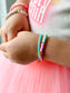 2mm neon rubber bracelet