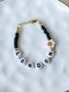 boho smiley name bracelet