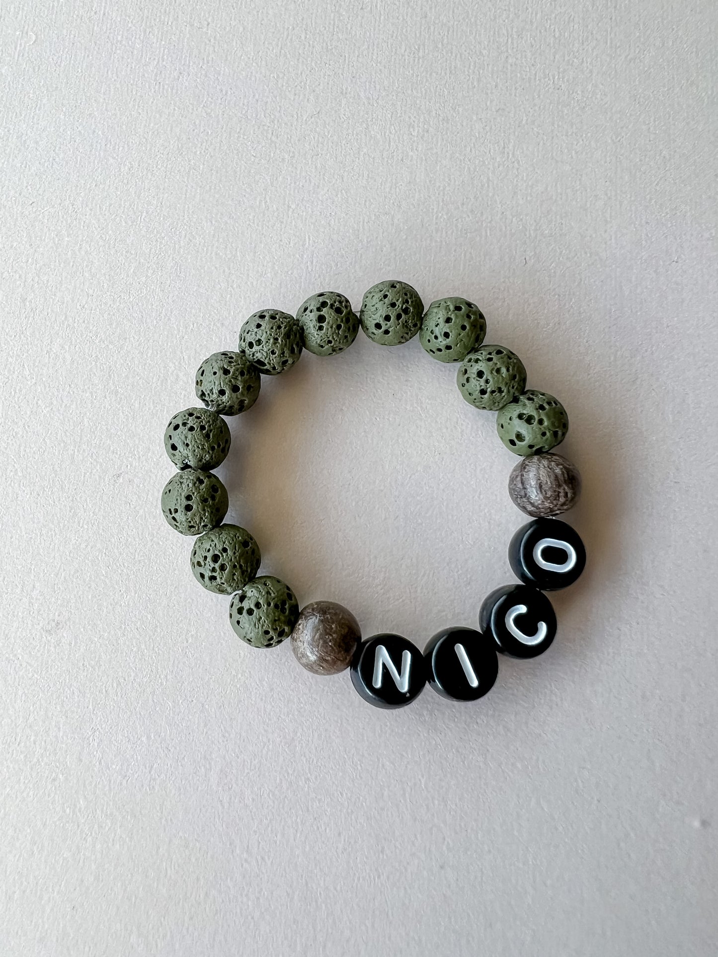 lava rock bracelet