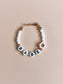 boho smiley name bracelet