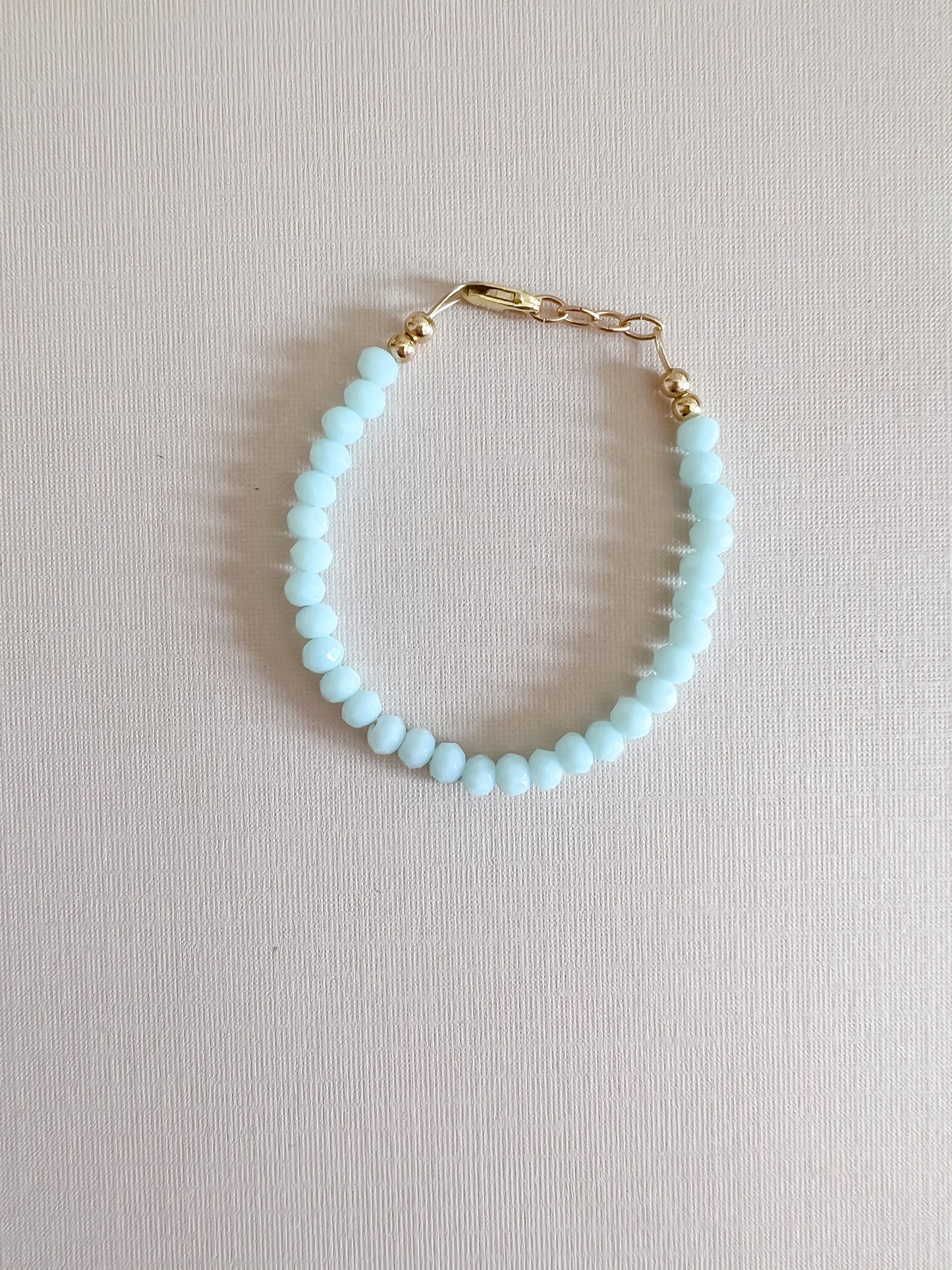 sky blue bracelet