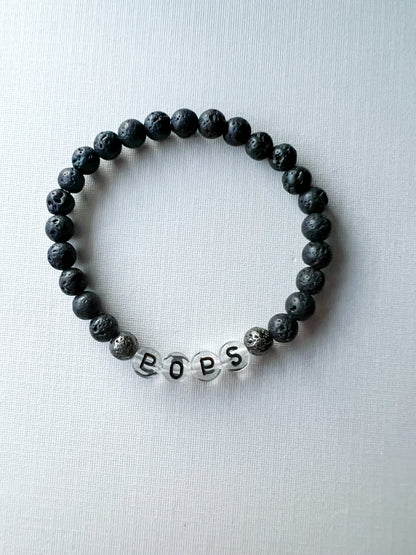 lava rock bracelet