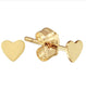 tiny heart earrings